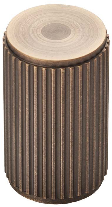 Lined Knob -CB- Antique Brass