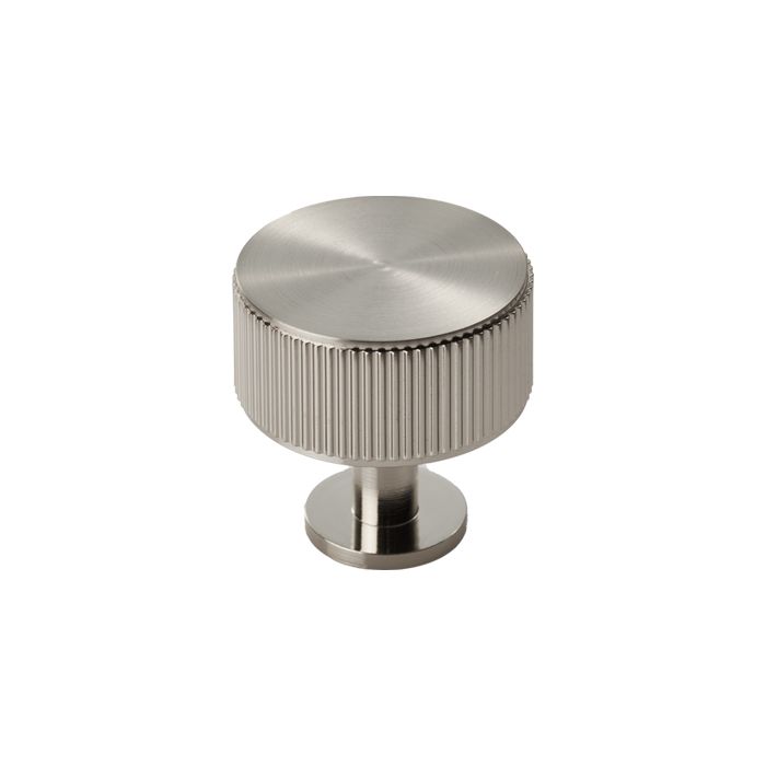 Lined Radio Knob -CB- Satin Nickel