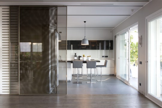 Rustic 100 Sliding Door Track - Stainless Steel- 100kg Doors