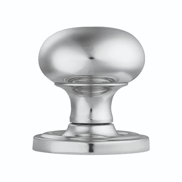 Mushroom Mortice Knob - Polished Chrome (PC)