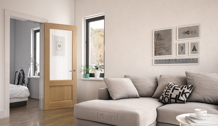 Deanta NM3 White Primed Door - Solid