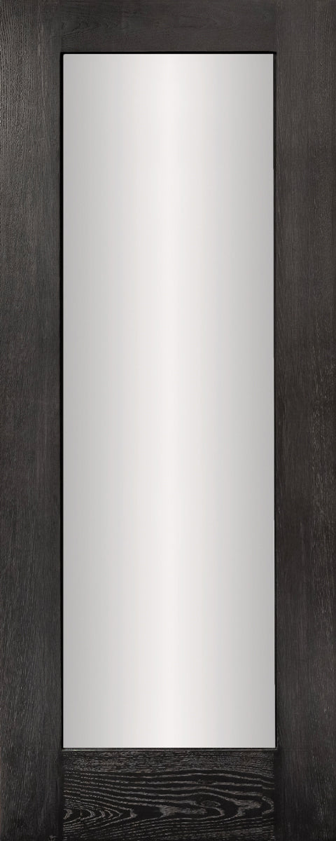 44mm 1P Beaumont Pre-Glazed Shaker Black Door
