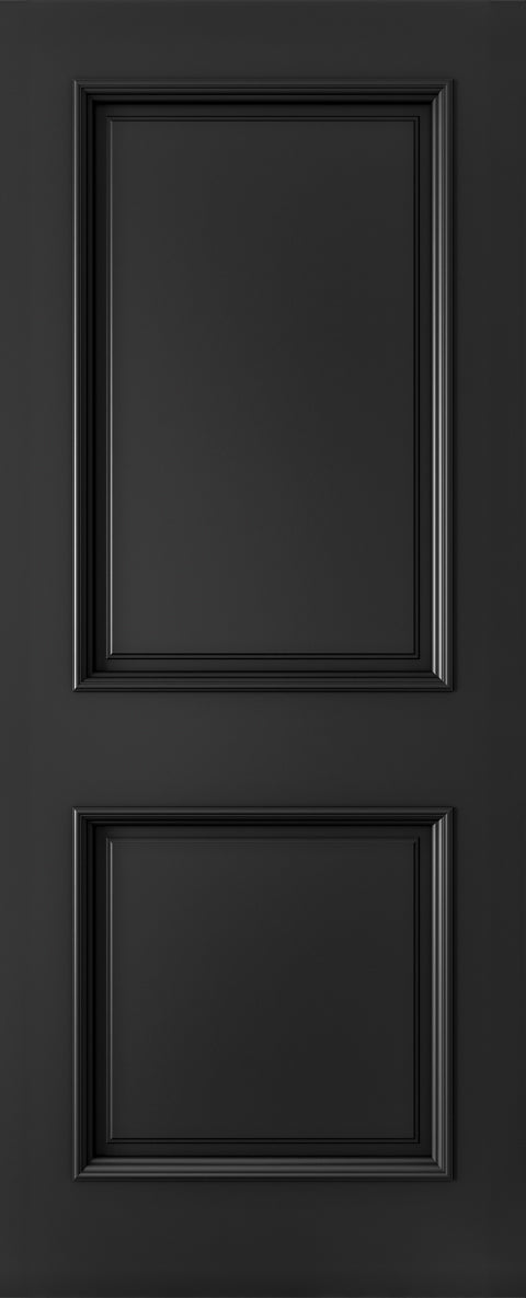 44mm 2P Burlington Solid Black Door