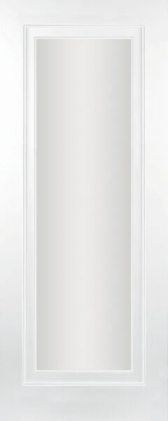 42mm Carrick 1 Panel Shaker Double Hip White Primed - Clear/Opaque