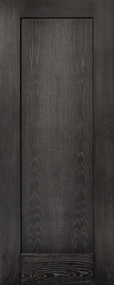 44mm 1Panel Dallas Solid Shaker Black Door