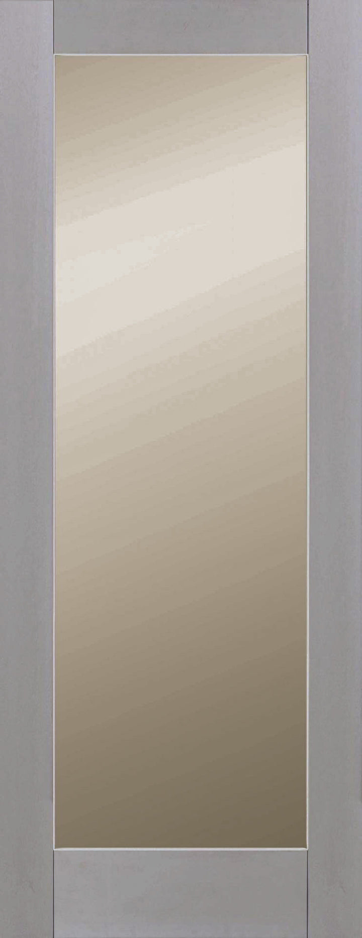 FD30 White Primed Shaker Norma Clear Glass