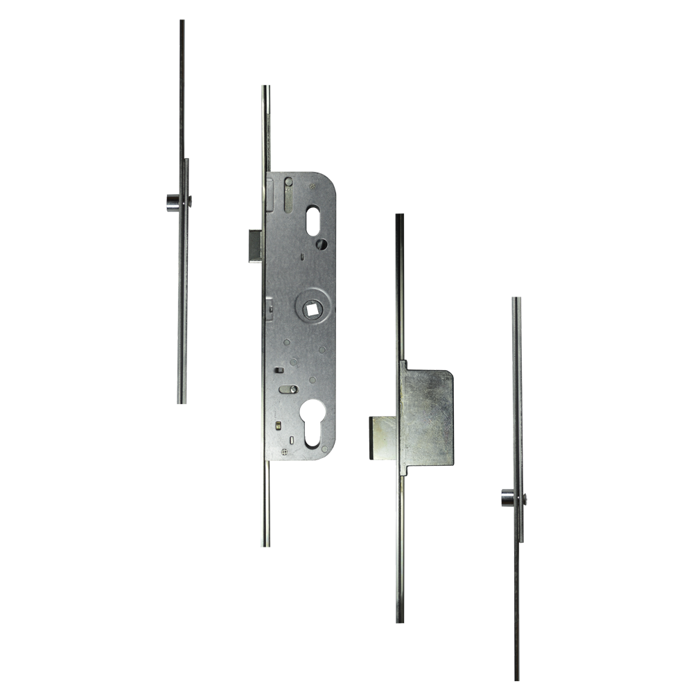 FERCO Munster Joinery Lever Operated Latch Only - 1 Lower Deadbolt & 2 Roller - 35mm Backset