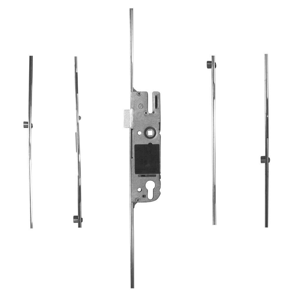 GU Lever Operated Latch & Deadbolt - 4 Roller - 92mm Centres- 16mm Faceplate