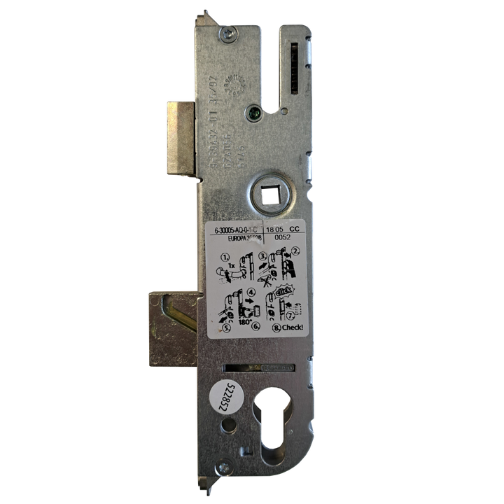 GU Lever Operated Latch & Deadbolt - GEARBOX ONLY - 92mm Centres - 28/30/35/40/45/55mm Backsets