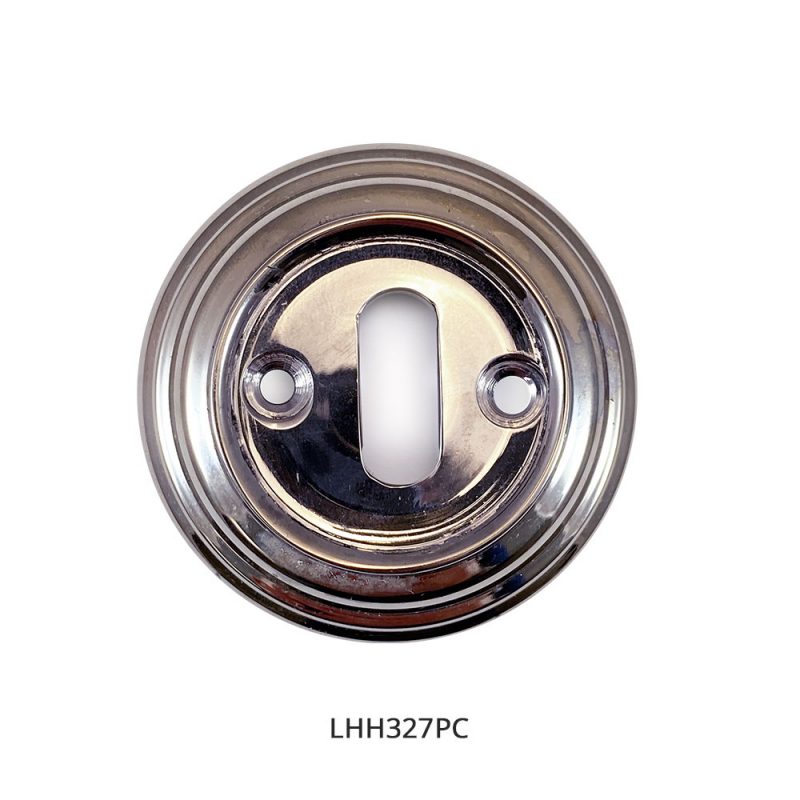 Portroe Ceramic Door Knob - Polished Chrome