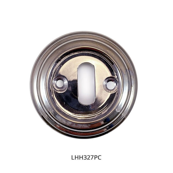 Portroe Ceramic Door Knob - Polished Chrome