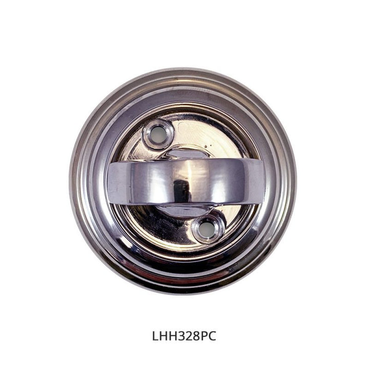 Portroe Ceramic Door Knob - Polished Chrome