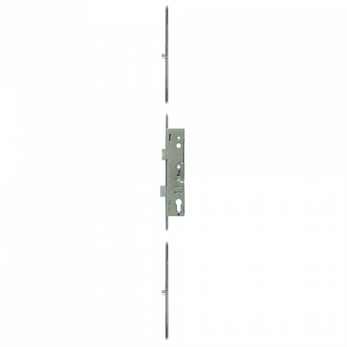 Mila master lever operated Latch & Deadbolt attachment For Shootbolts - 2 Roller