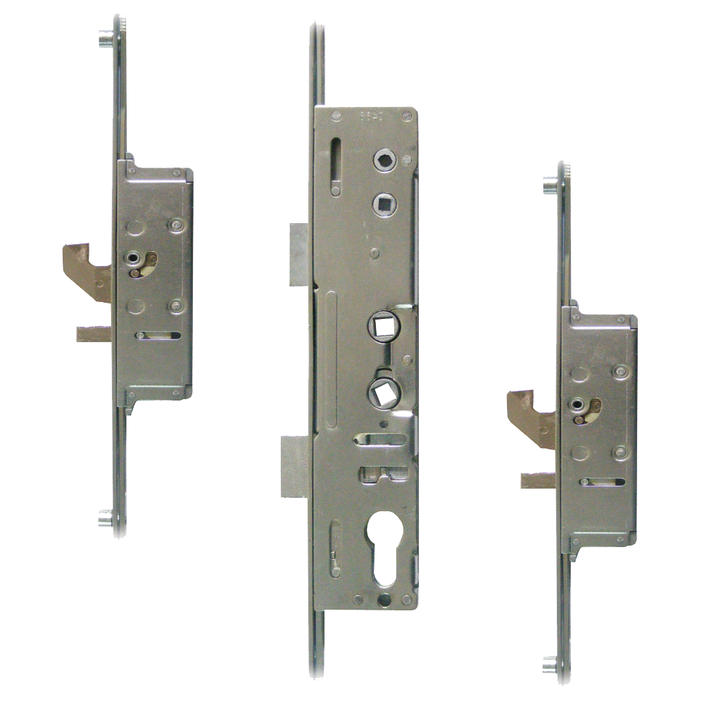 MILA master lever operated Latch & Deadbolt Twin Spindle Multipoint Lock- 2 Hook & 4 Roller