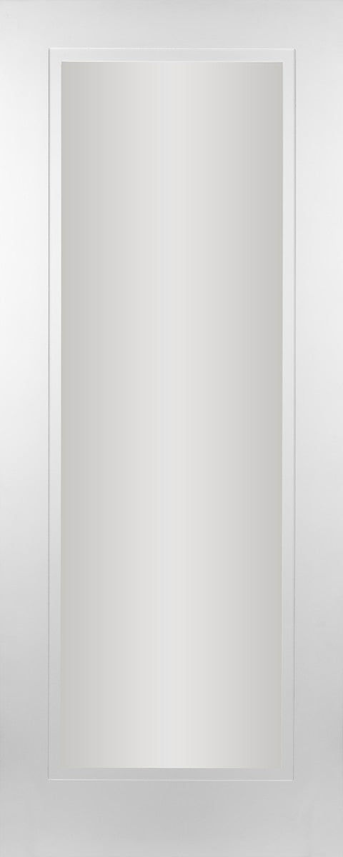 42mm Madison White 1 Panel Shaker Stepped Pre-Glazed