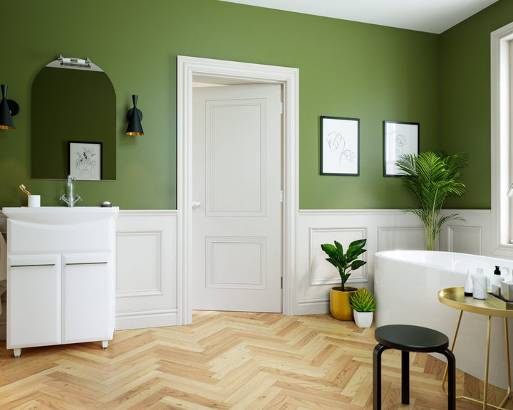 Deanta NM41 White Primed Door - Solid