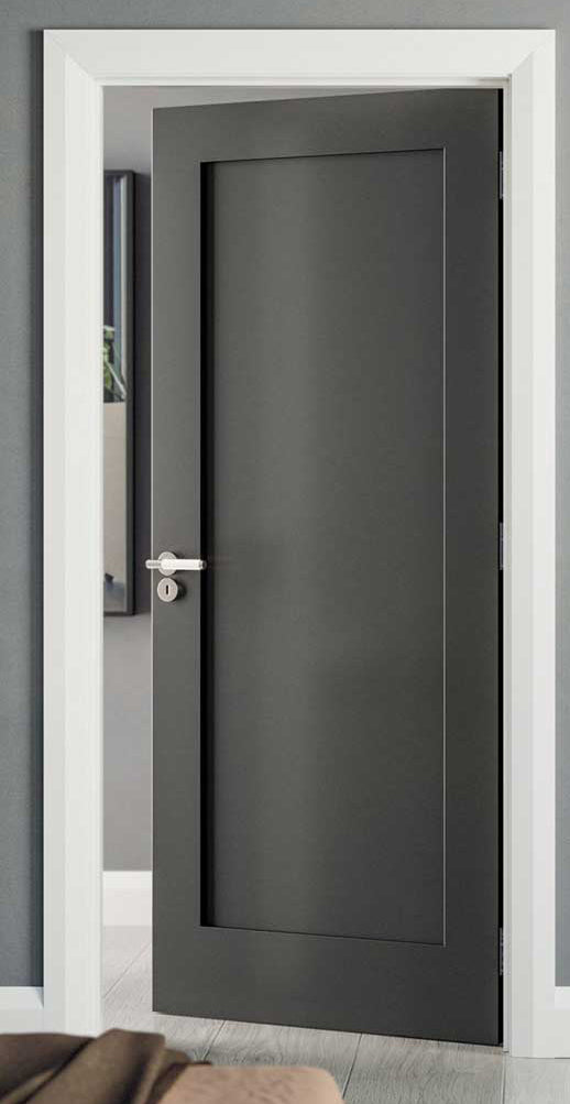 Deanta NM5Bk Dubh Crittall Door - Solid