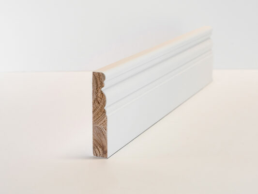 Optima Deluxe Primed Solid Wood Skirting/Architrave - Moulded