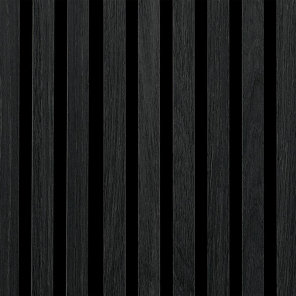 FT Unika Acoustic Panel (2.44m x 605mm x 22mm) - Black Oak