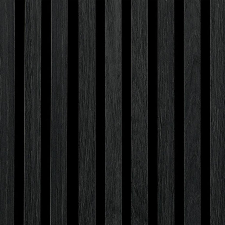 FT Unika Acoustic Panel (2.44m x 605mm x 22mm) - Black Oak