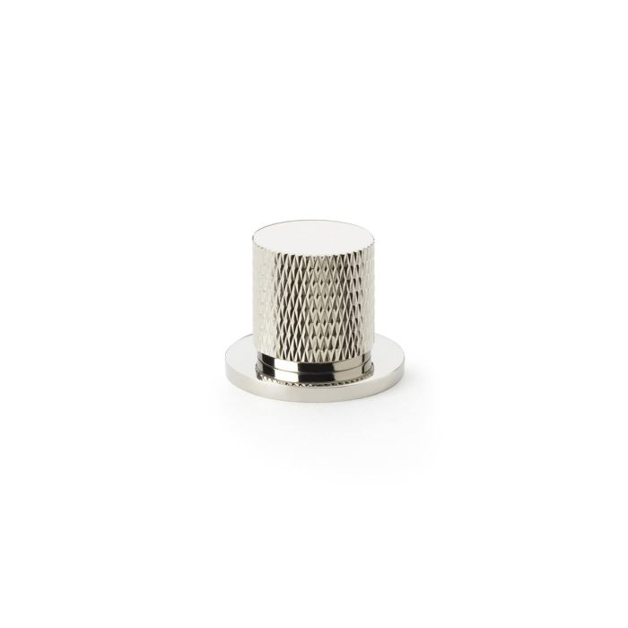 Knurled Cylinder Knob -A&W(Brunel) - Polished Nickel PVD