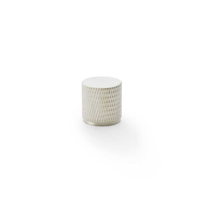 Knurled Cylinder Knob -A&W(Brunel) - Satin Nickel PVD