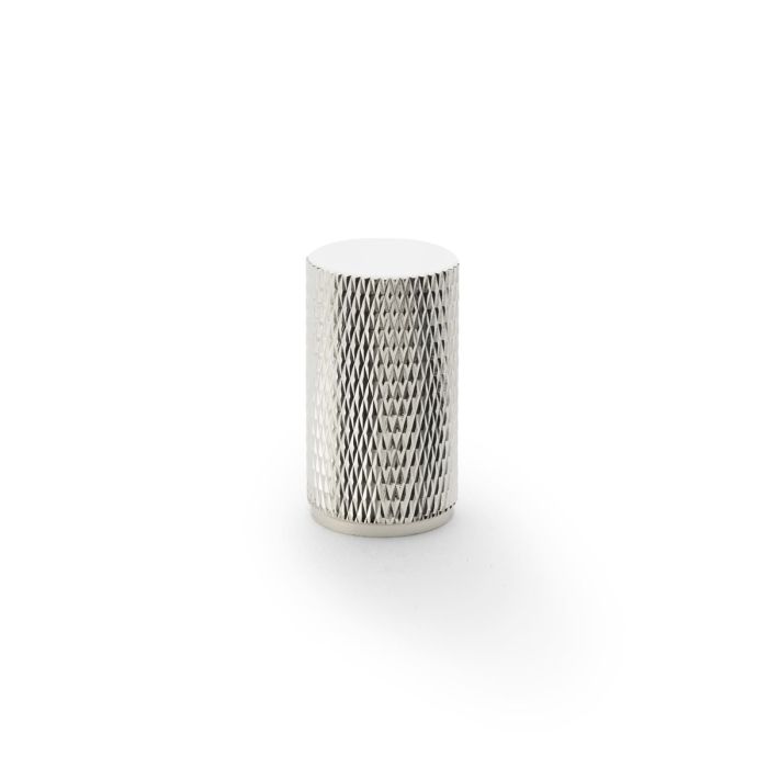 Knurled Cylinder Knob -A&W(Brunel) - Polished Nickel PVD