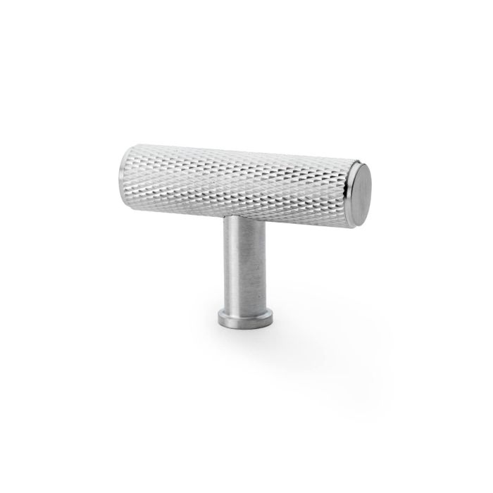 Knurled T-Bar Knob -A&W(Crispin)- Satin Chrome