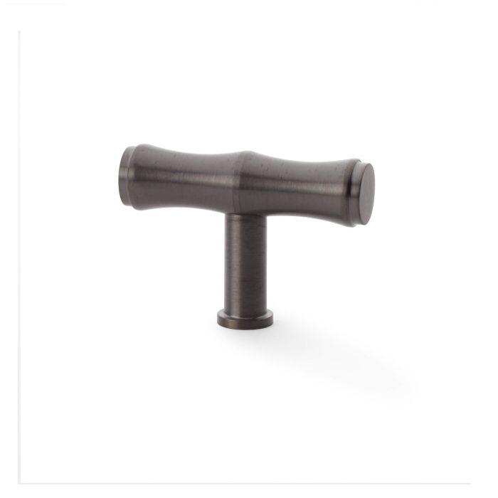 Bamboo T-bar Knob -A&W(Crispin)- Dark Bronze PVD