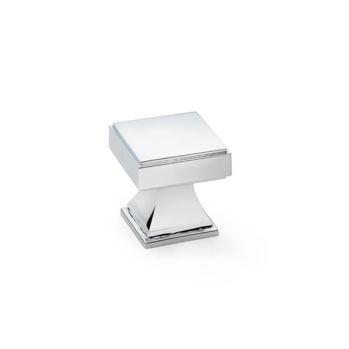 Square Cabinet Knob -A&W(Jesper) - Polished Chrome