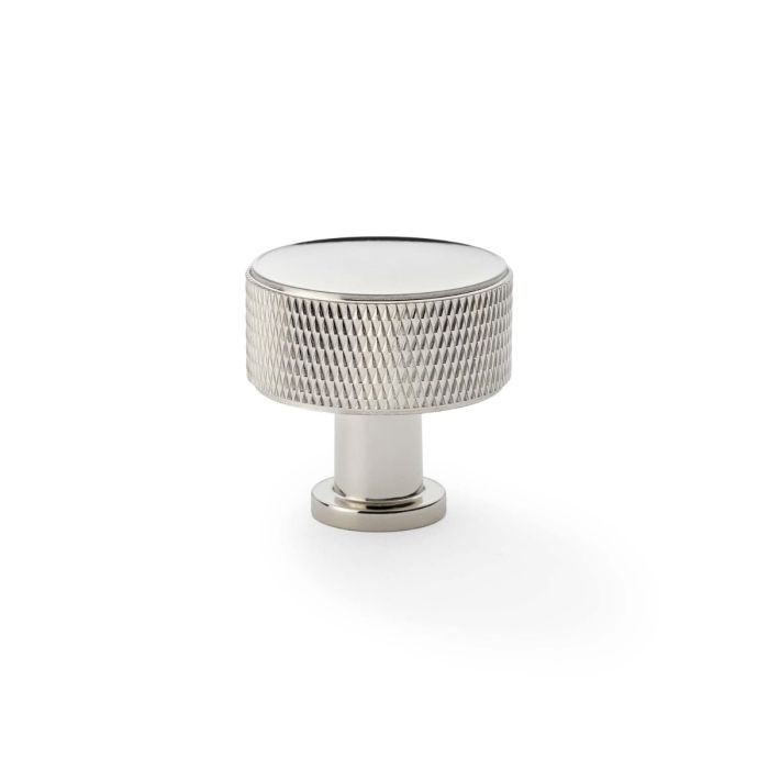 Knurled Radio Knob -A&W(Lucia)- Polished Nickel