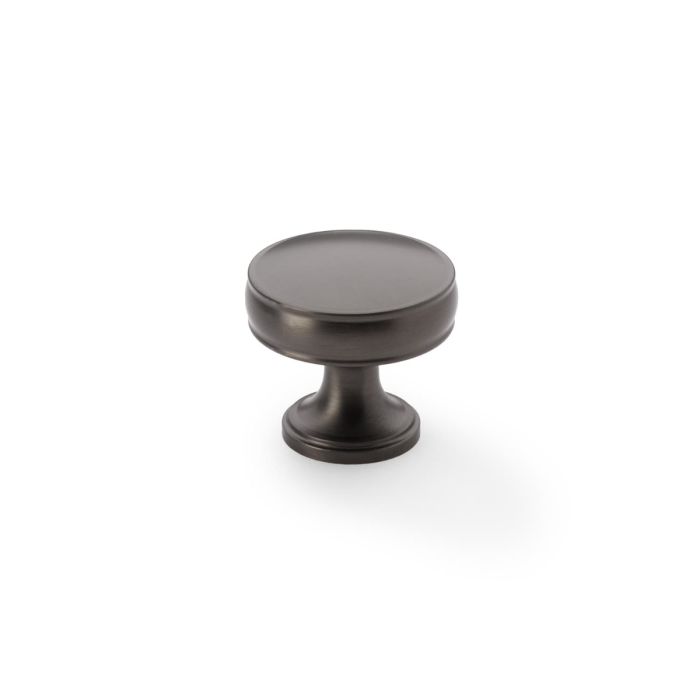 2 Ringed Disk Knob -A&W(Lynd) - Dark Bronze