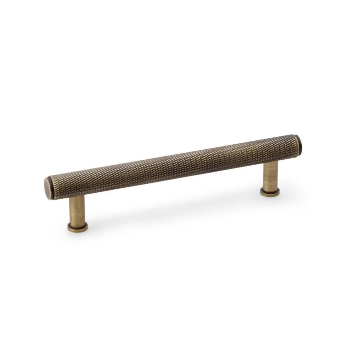 Knurled T-bar Pull Handle -A&W(Crispin)- Antique Brass