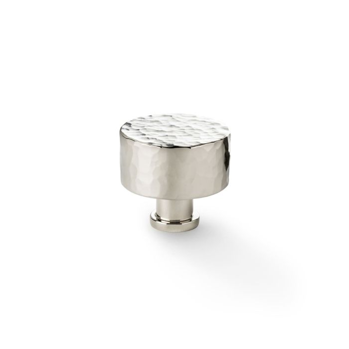 Hammered T-bar Knob -A&W(Leila)- Polished Nickel