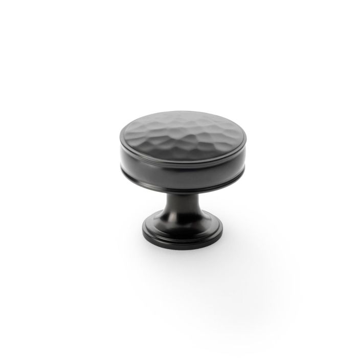 Hammered Cupboard Knob -A&W(Lynd)- Dark Bronze