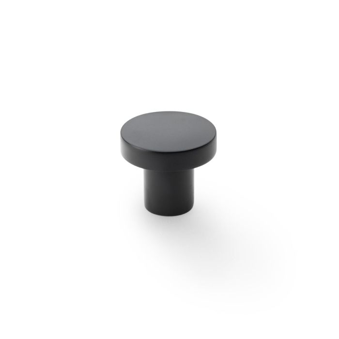 Plain Circular Knob -A&W(Hanover) - Black