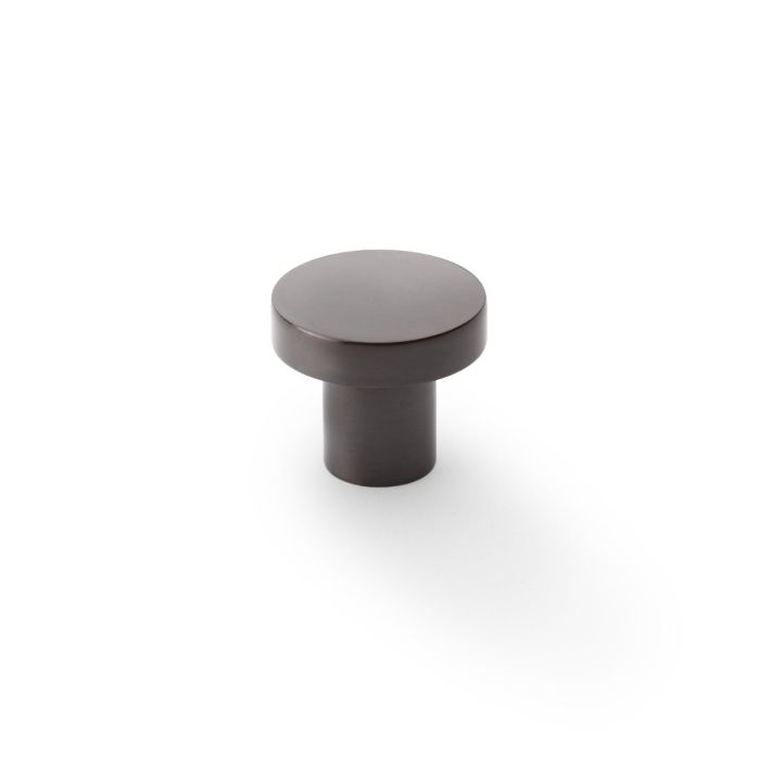 Plain Circular Knob -A&W(Hanover) - Dark Bronze