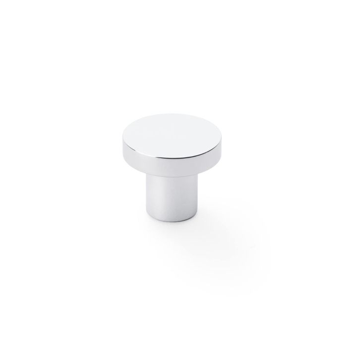 Plain Circular Knob -A&W(Hanover) - Polished Chrome