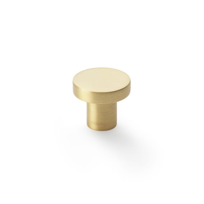 Plain Circular Knob -A&W(Hanover) - Satin Brass