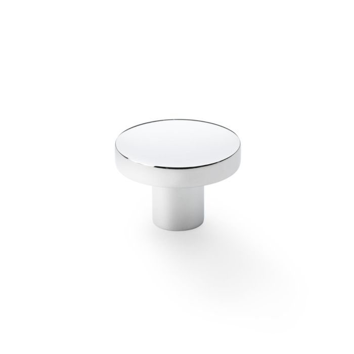 Plain Circular Knob -A&W(Hanover) - Polished Chrome