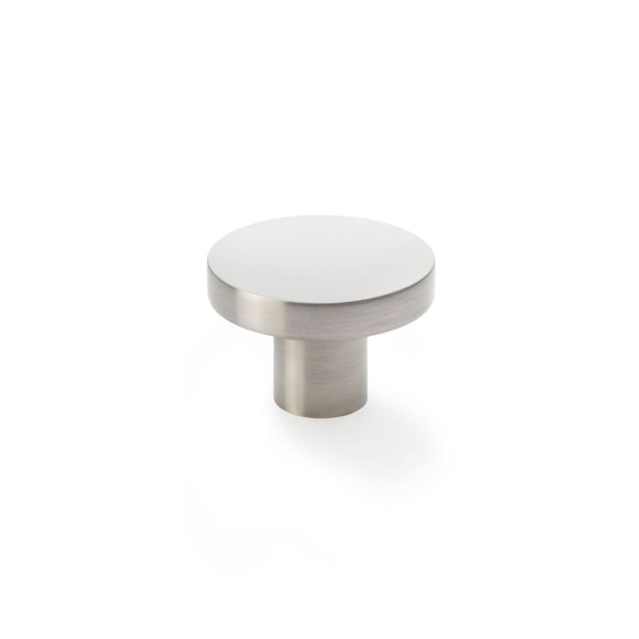 Plain Circular Knob -A&W(Hanover) - Satin Nickel