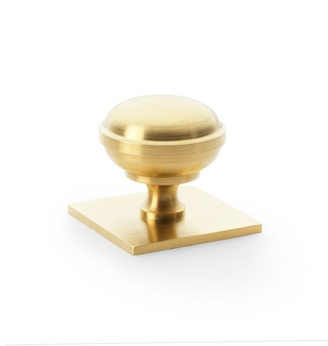 Colonial style Knob -A&W(Quantock) - Satin Brass PVD