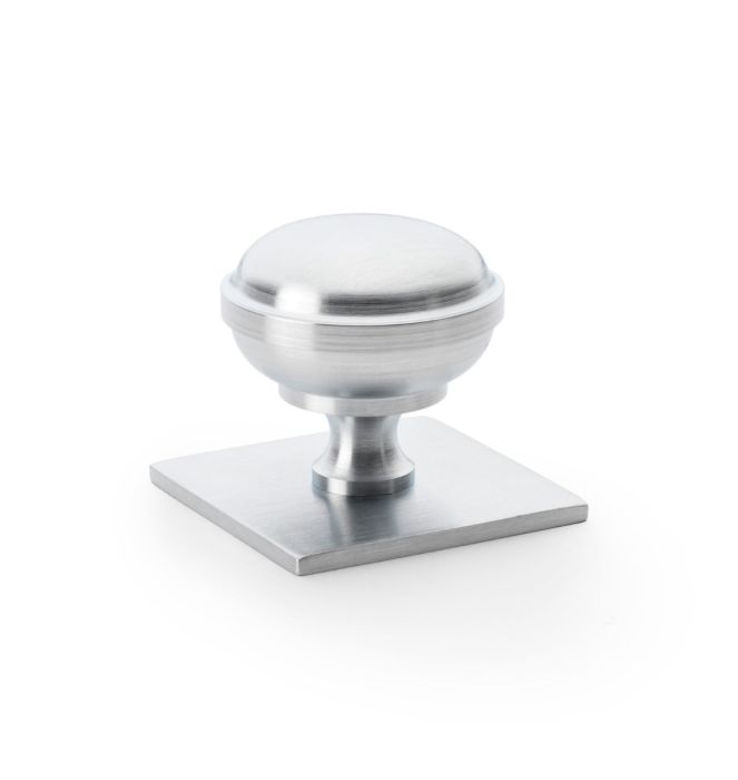 Colonial style Knob -A&W(Quantock) - Satin Chrome