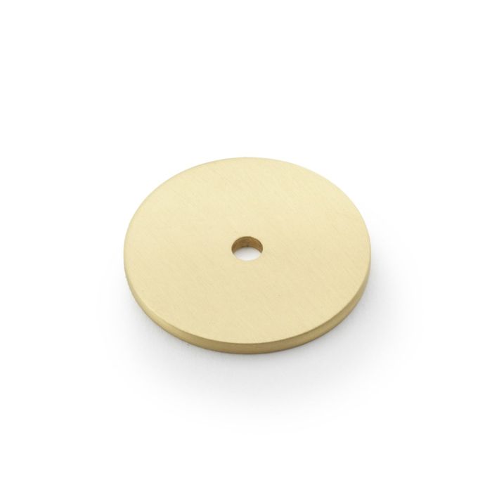 2 Ringed Disk Knob -A&W(Lynd) - Unlacquered Brass