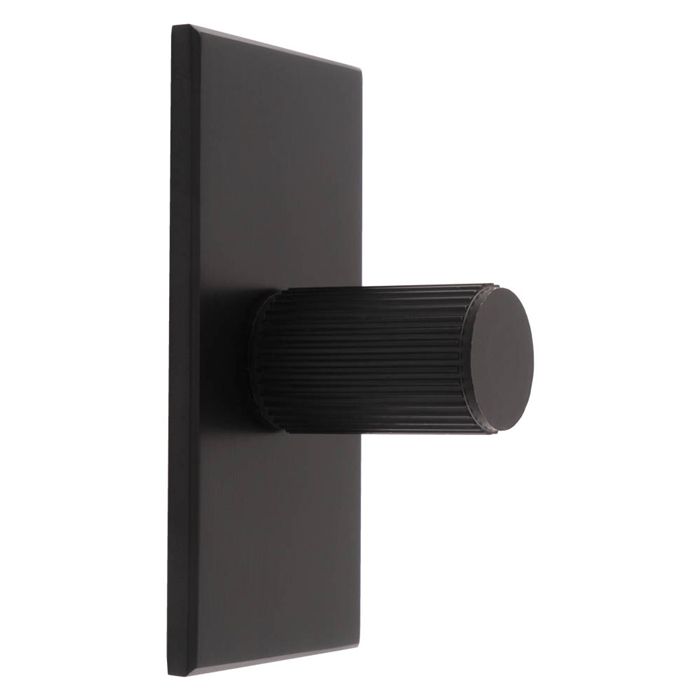 Lined Knob -CB- Matt Black