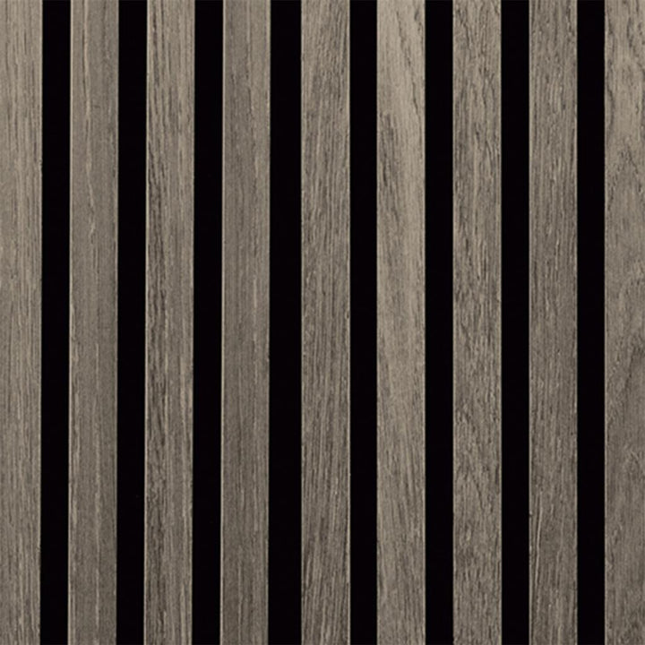 FT Unika Acoustic Panel (2.44m x 605mm x 22mm) - Grey Oak
