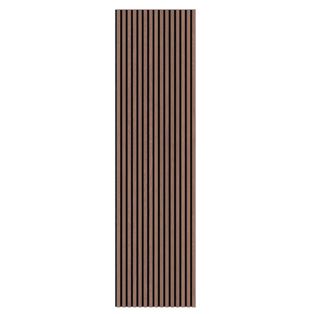FT Unika Acoustic Panel (2.44m x 605mm x 22mm) - Walnut