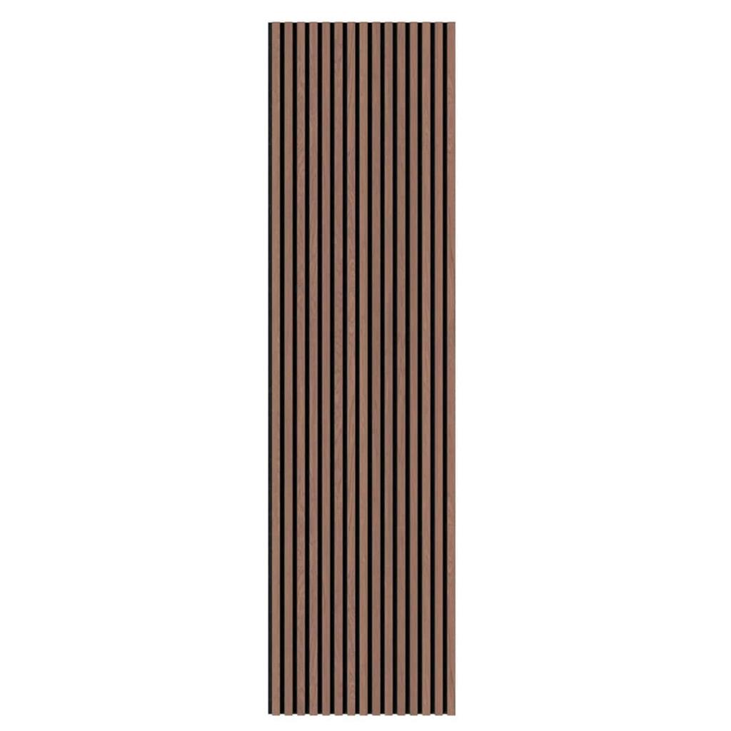 FT Unika Acoustic Panel (2.44m x 605mm x 22mm) - Walnut