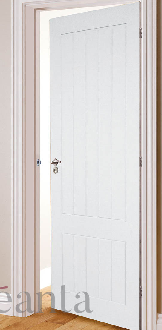 Deanta HP38 White Primed Door - Solid FD30