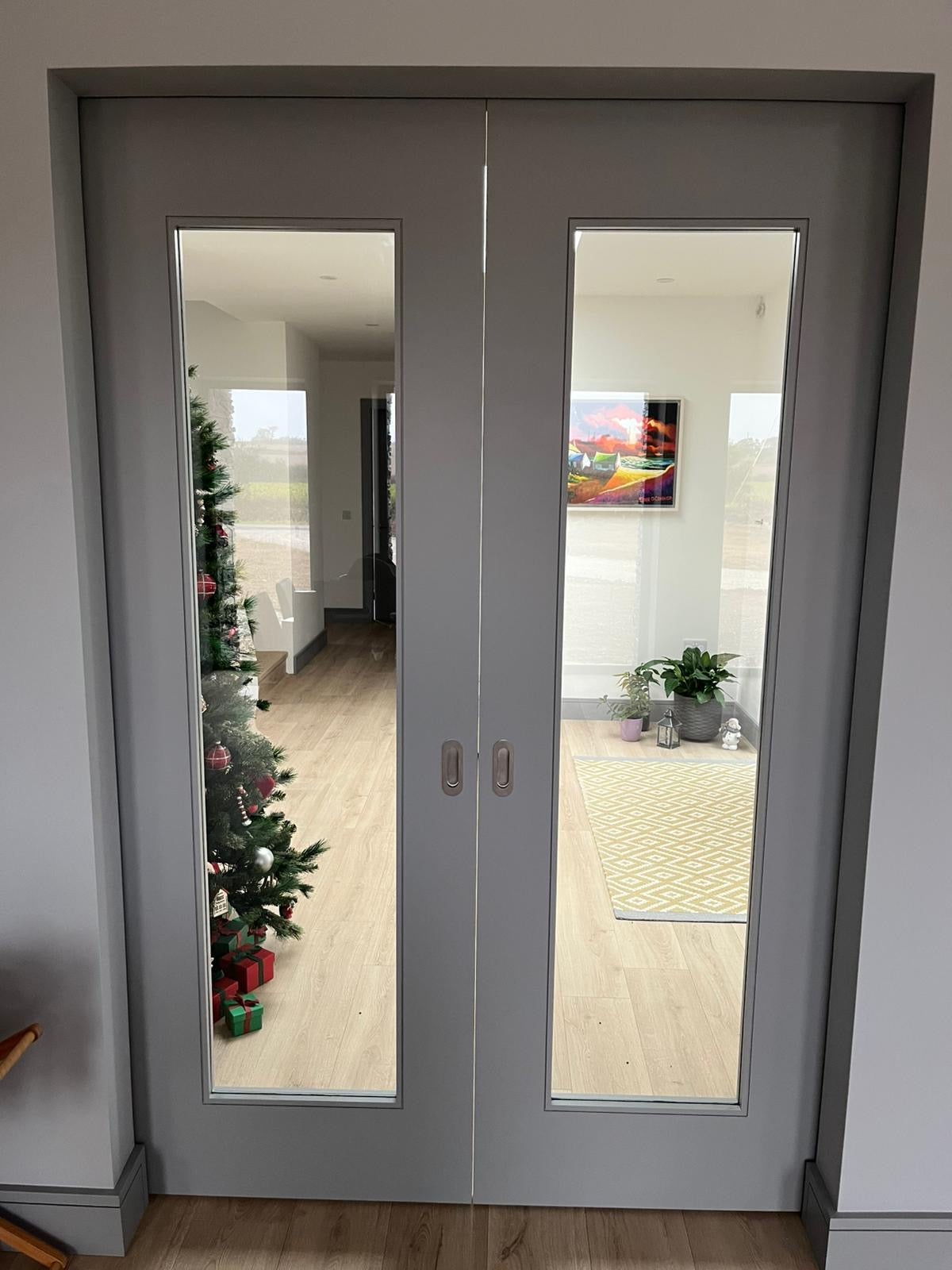 .Grey Utah Doors